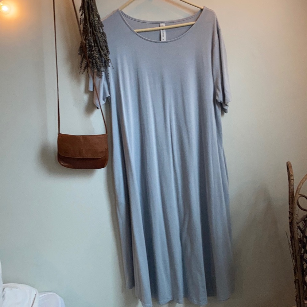 T shirt dress with POCKETS